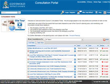 Tablet Screenshot of consult.cotswold.gov.uk