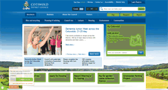 Desktop Screenshot of cotswold.gov.uk